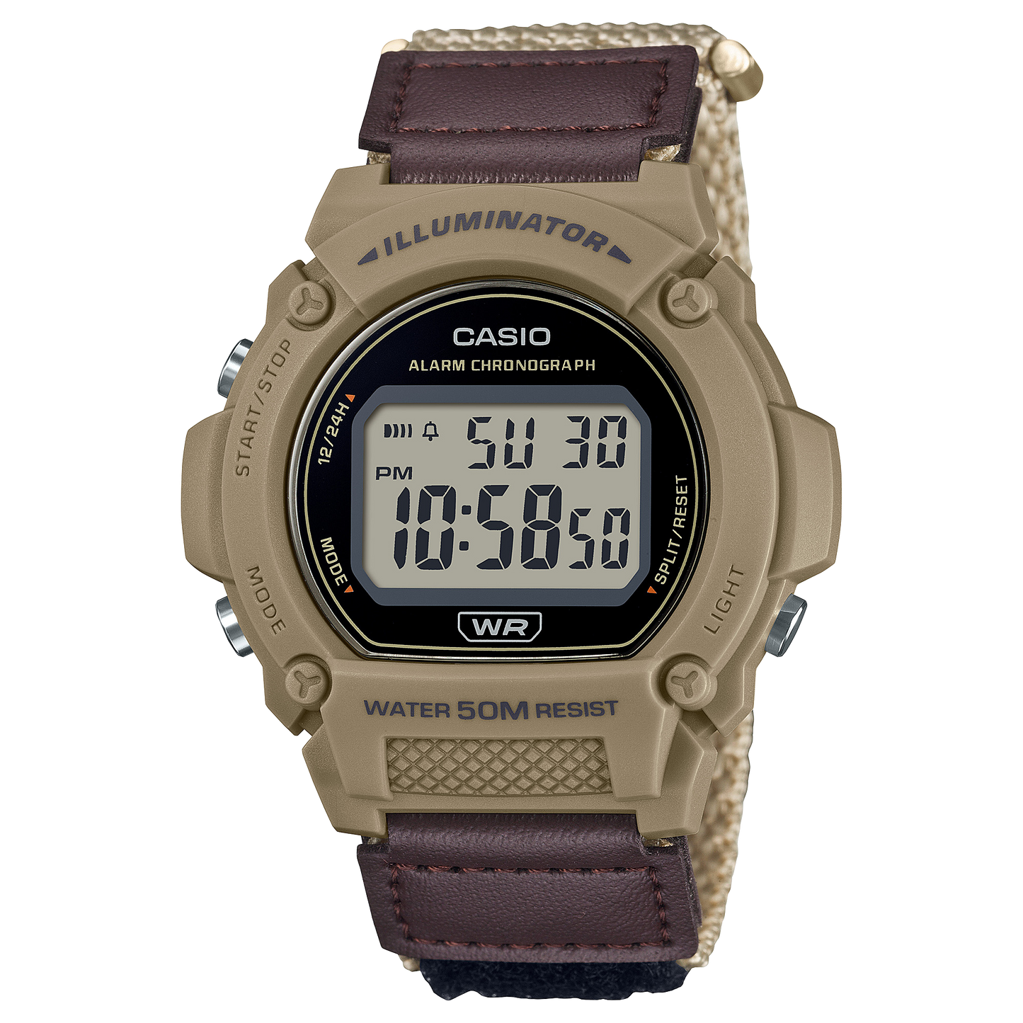 Casio W-219HB-5AV Brown Watch