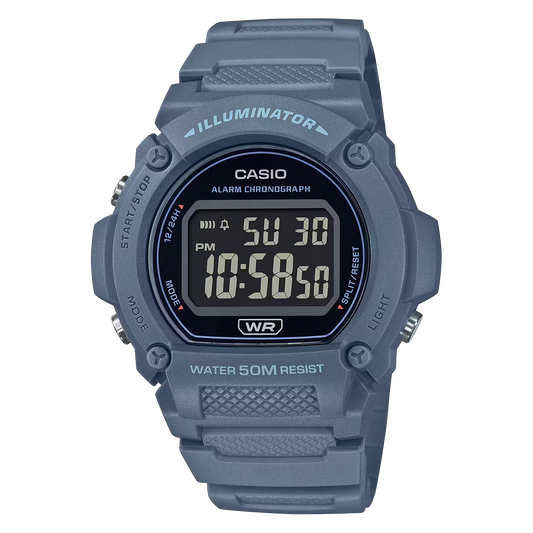 Casio W-219HC-2BVDF Blue Watch