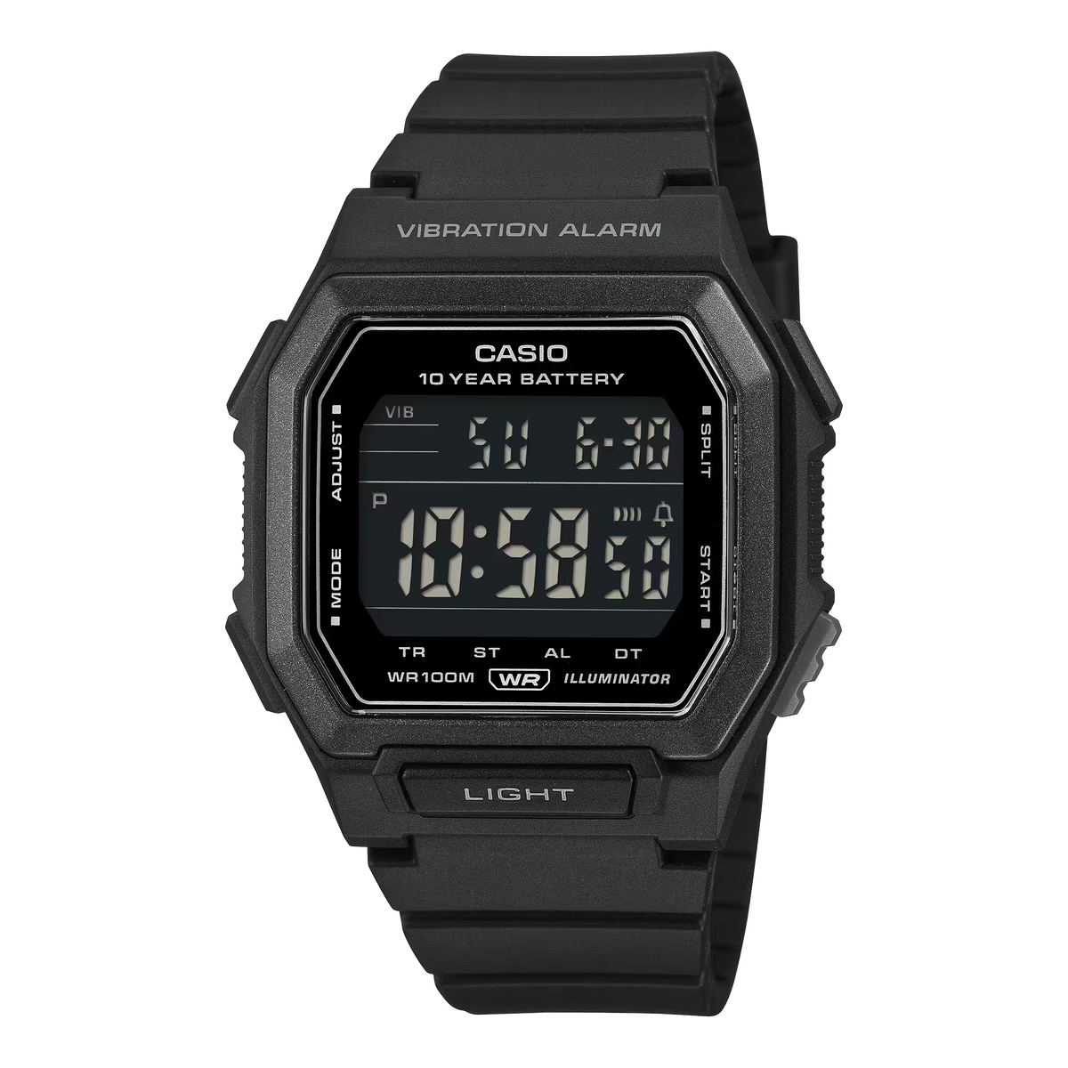 Casio W-738H-1BVDR Black Watch