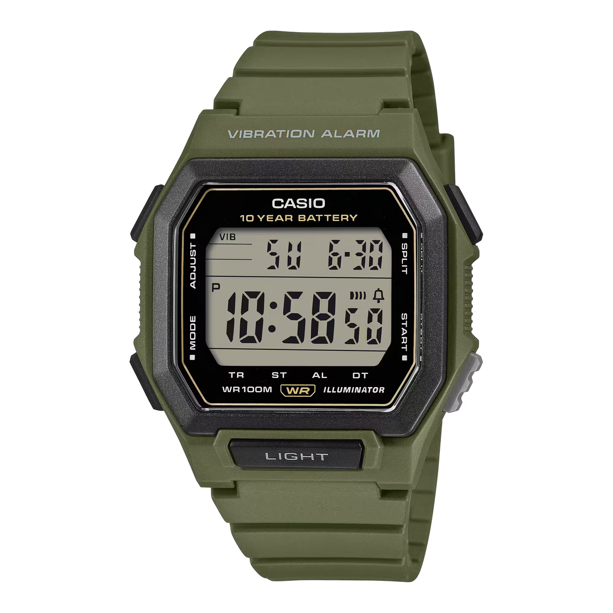 Casio W-738H-3AVDF Green Watch