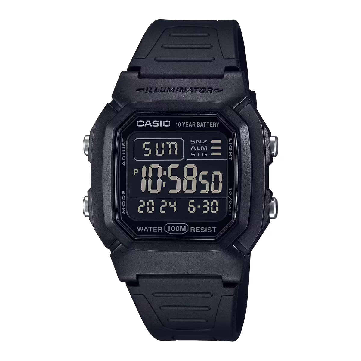 Casio W-800H-1BVDF Black Watch