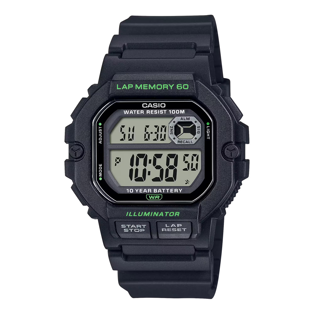 Casio WS-1400H-1AVDF Black Watch