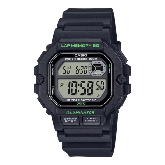 Casio WS-1400H-1AVDF Black Watch
