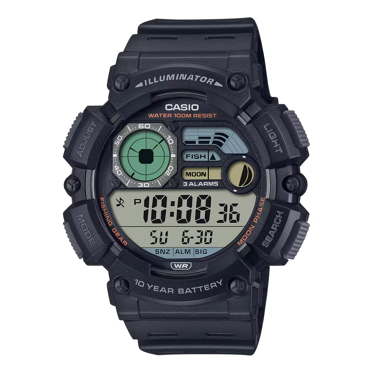 Casio WS-1500H-1AVDF Black Watch