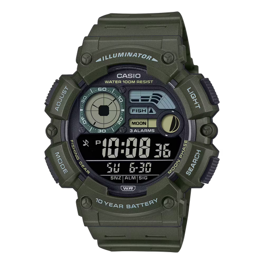Casio WS-1500H-3BVDF Green Watch