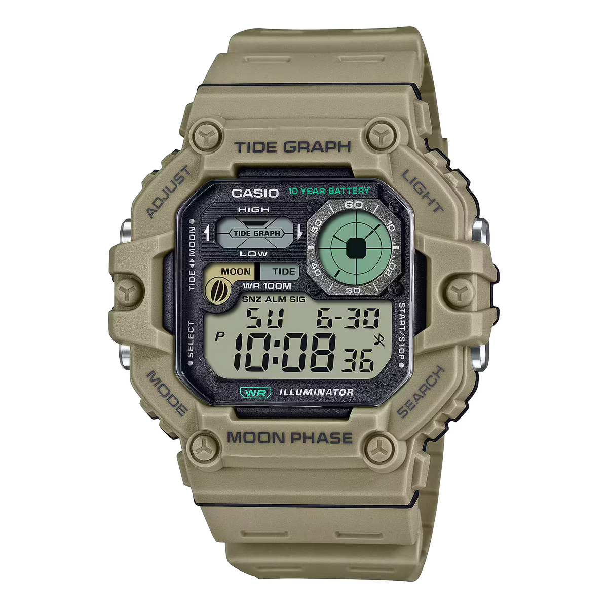 Casio WS-1700H-5AVDF Brown Watch