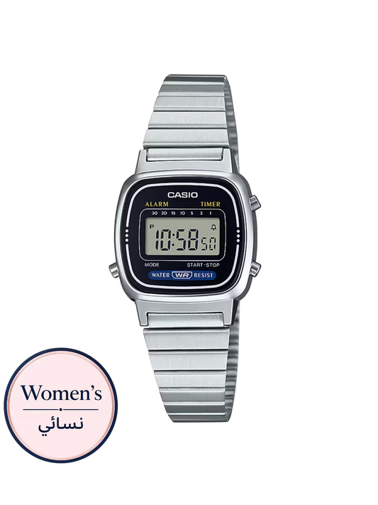 Casio LA670WA-1 Women's Silver Watch