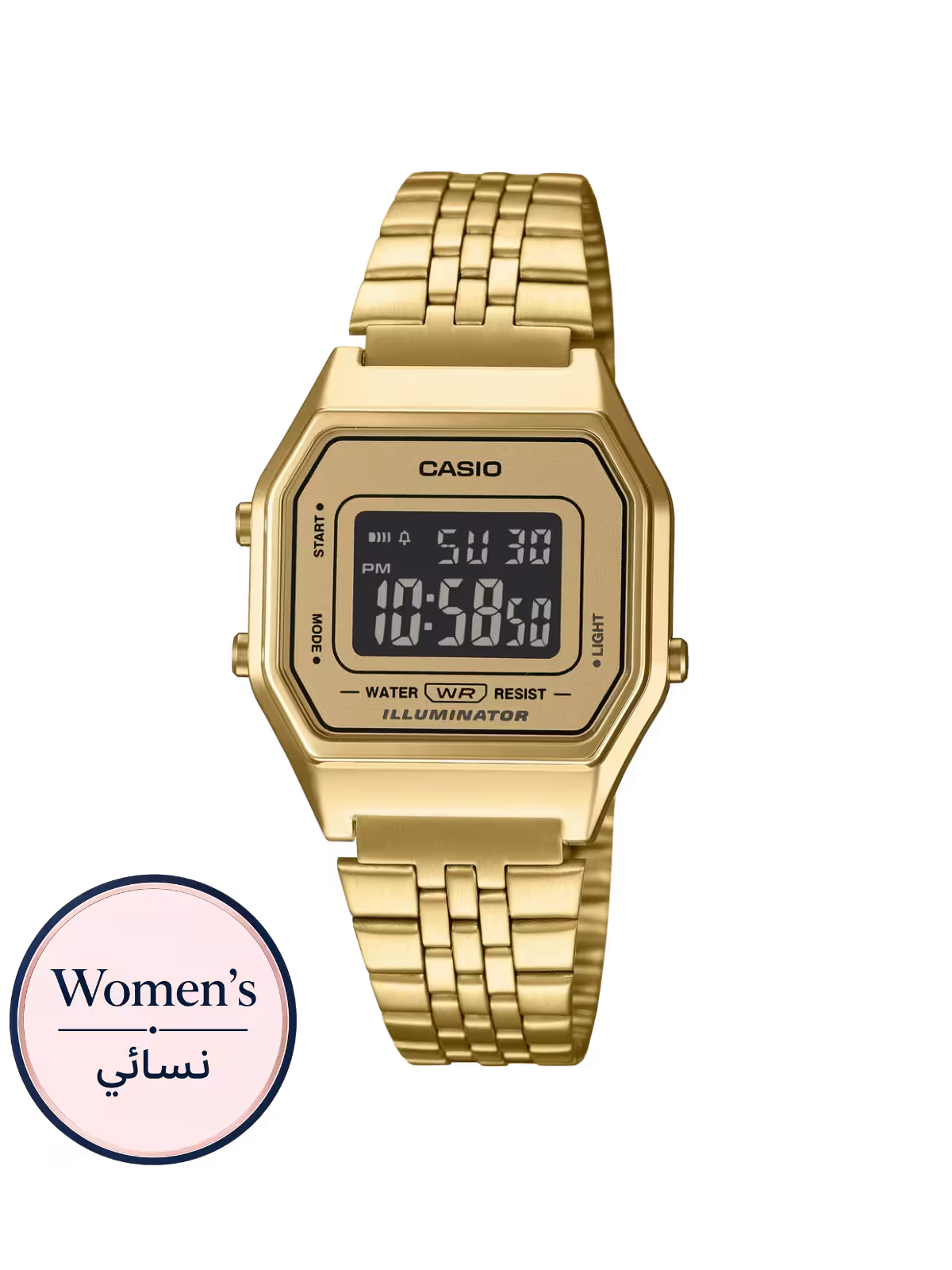 Casio LA680WGA-9B Women's Gold Watch