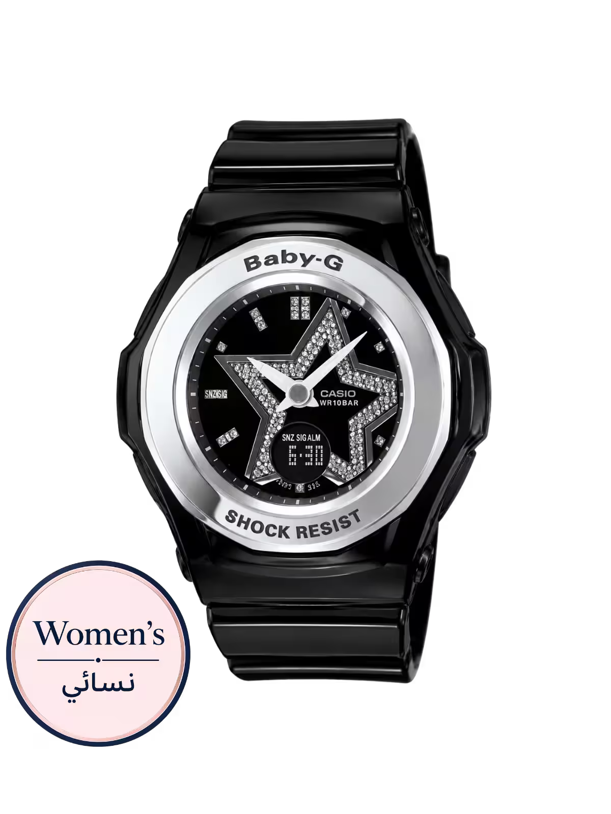 Baby-G BGA-103-1BDR Women Black Watch