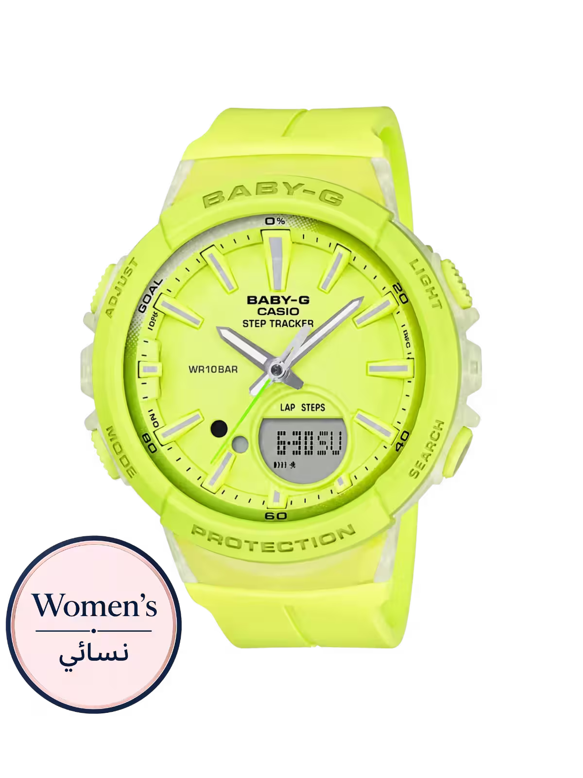 ساعة Baby-G BGS-100-9ADR النسائية باللون الأخضر