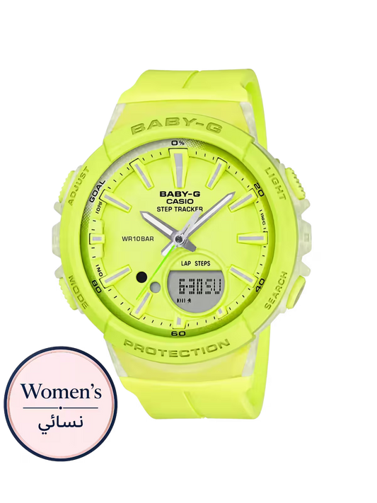 ساعة Baby-G BGS-100-9ADR النسائية باللون الأخضر