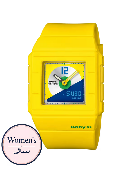 ساعة نسائية Baby-G BGA-201-9EDR صفراء