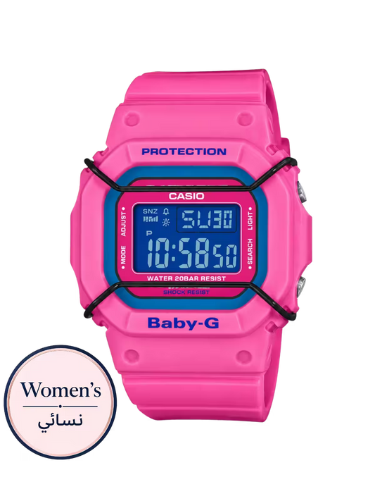 ساعة يد نسائية Baby-G BGD-501-4DR باللون الوردي