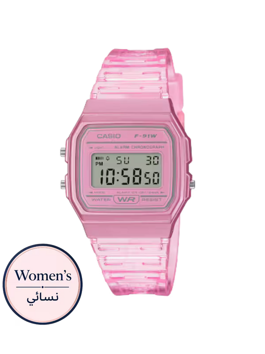 Casio F-91WS-4 Pink Watch