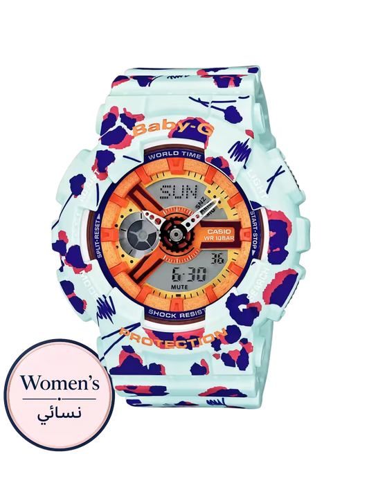 Baby-G BA-110FL-3ADR Women’s Green Watch