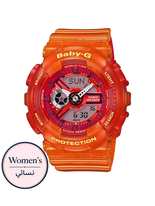 Baby-G BA-110JM-4ADR Women’s Orange Watch