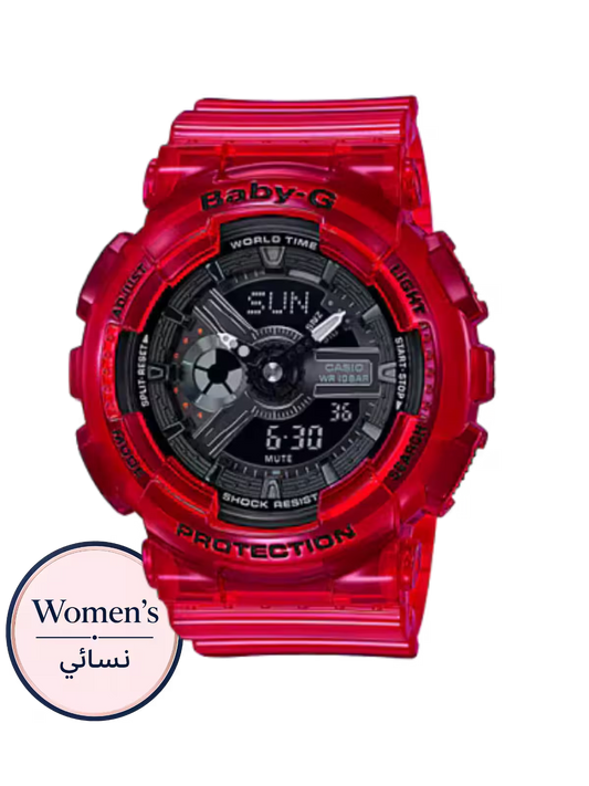 Baby-G BA-110CR-4ADR Women’s Red Watch