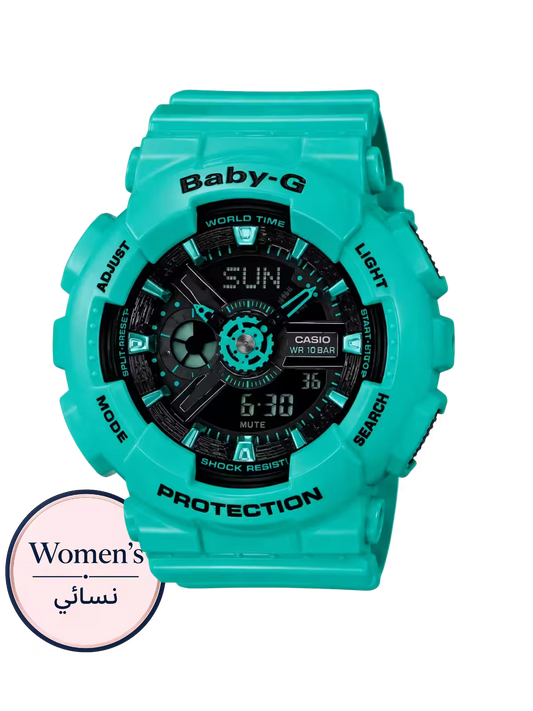 Baby-G BA-111-3ADR Women’s Green Watch