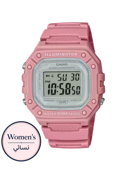 Casio W-218HC-4AV Pink Watch
