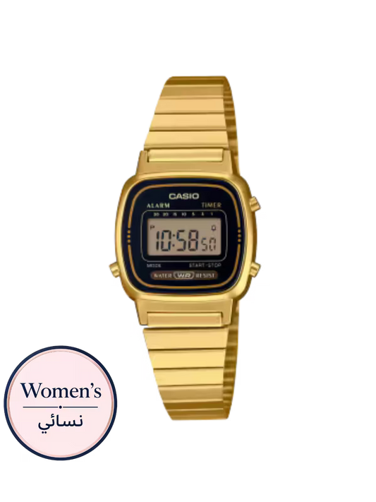 Casio LA670WGA-1 Women's Gold Watch