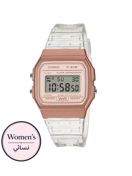 Casio F-91WS-7A3DF Brown Watch