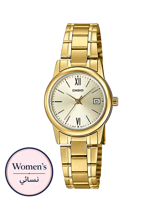 Casio LTP-V002G-9B3 Women's Gold Watch