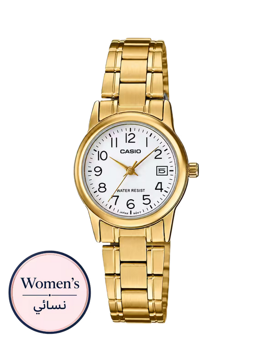 Casio LTP-V002G-7B2 Women's Gold Watch