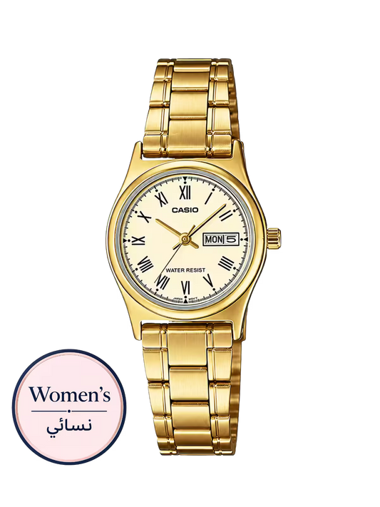 Casio LTP-V006G-9B Women's Gold Watch