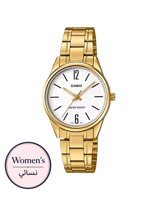 Casio LTP-V005G-7B Women's Gold Watch