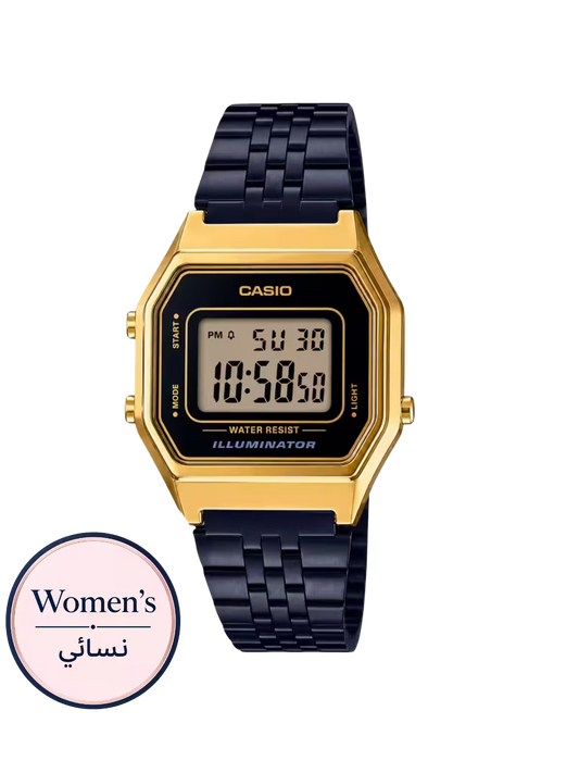 Casio LA680WEGB-1A Women's Black Watch