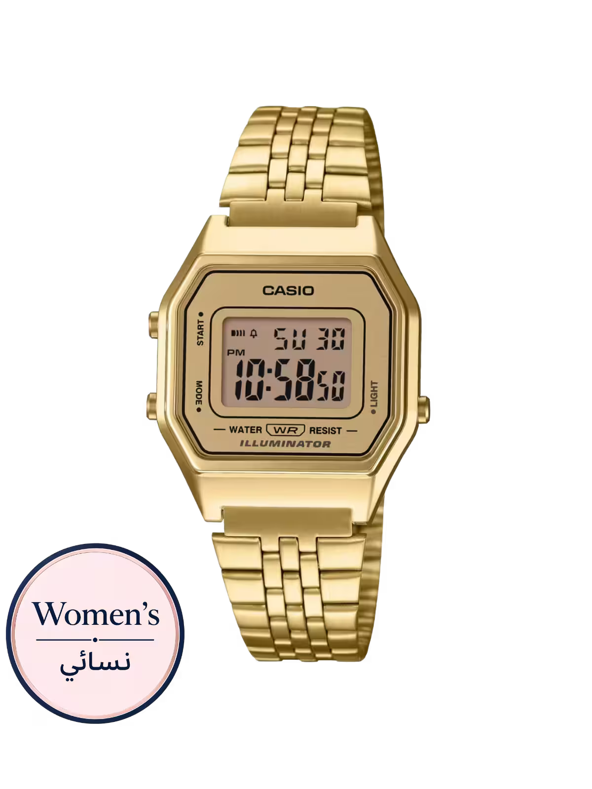 Casio LA680WGA-9DF Women’s Gold Watch