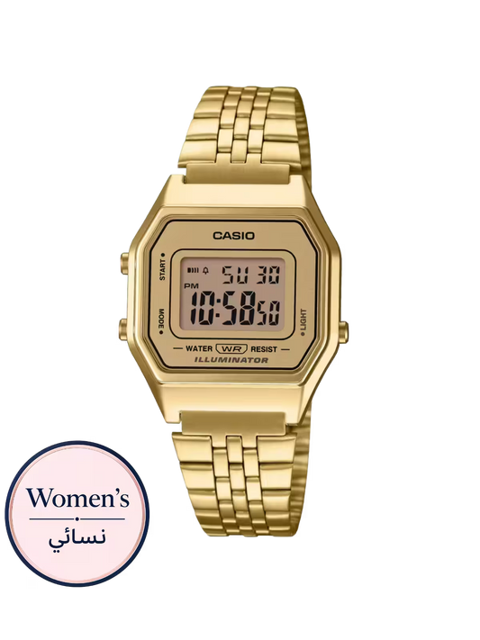 Casio LA680WGA-9DF Women’s Gold Watch