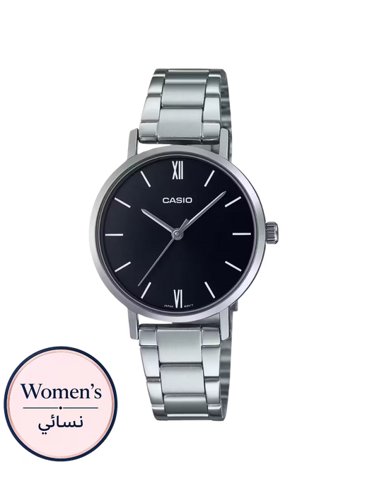 Casio LTP-VT02D-1A Women's Black Watch