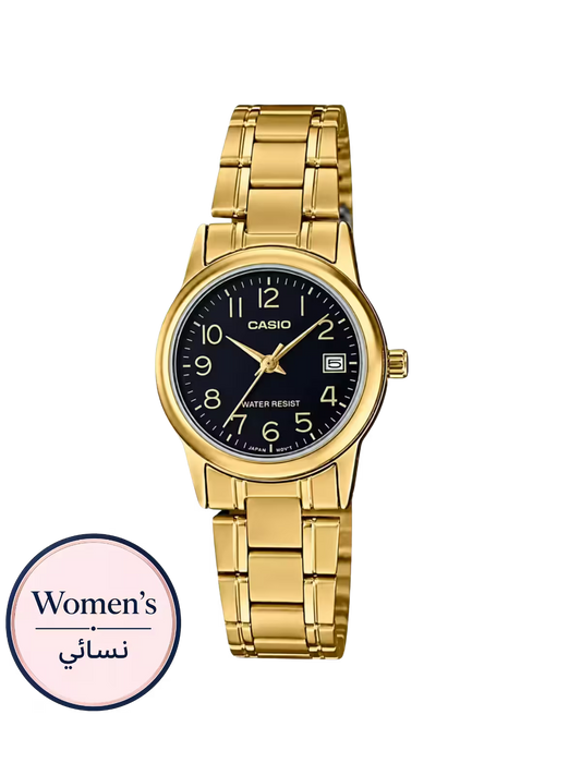 Casio LTP-V002G-1B Women's Black Watch