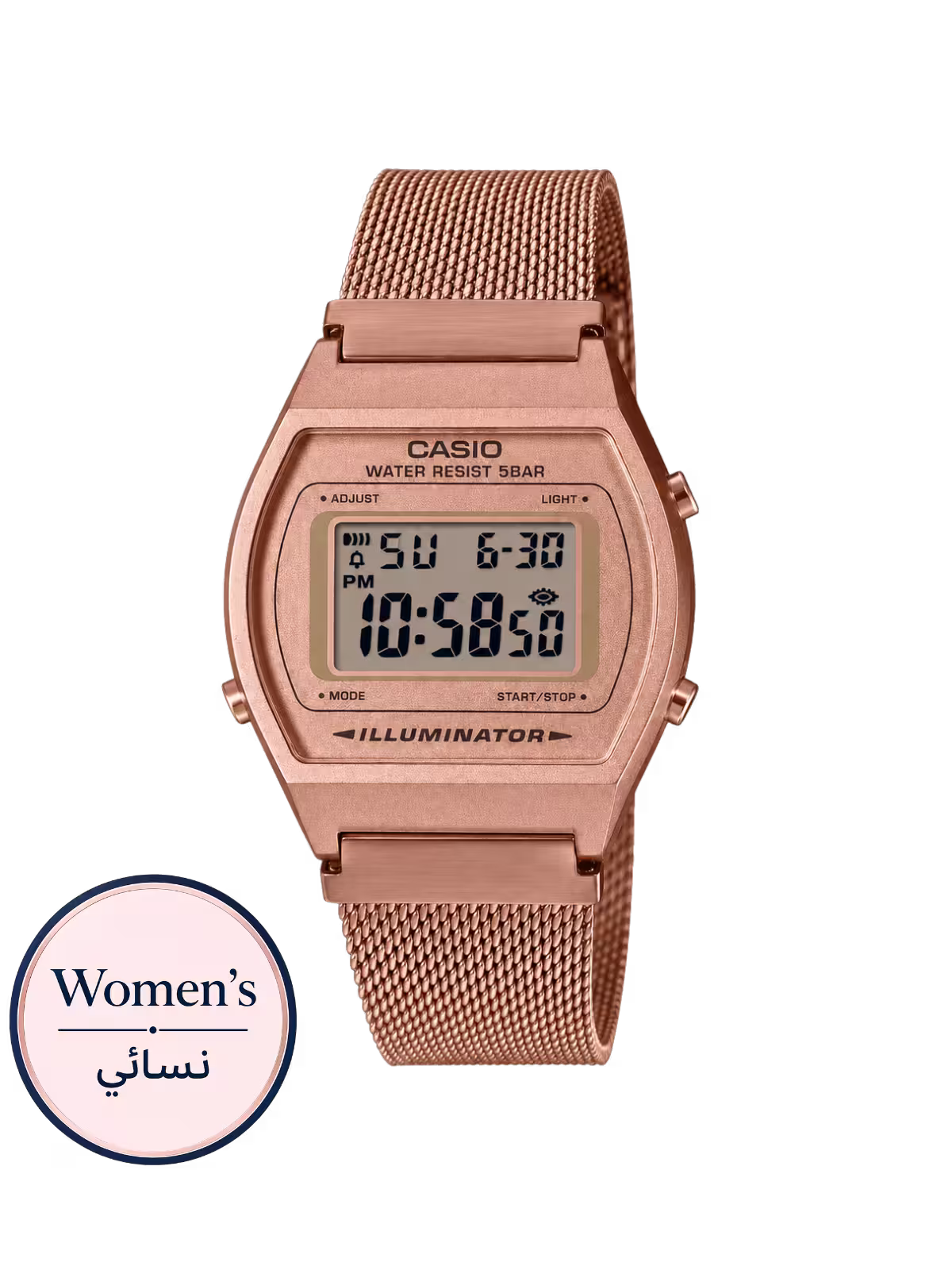 Casio B640WMR-5A Women's Gold Watch