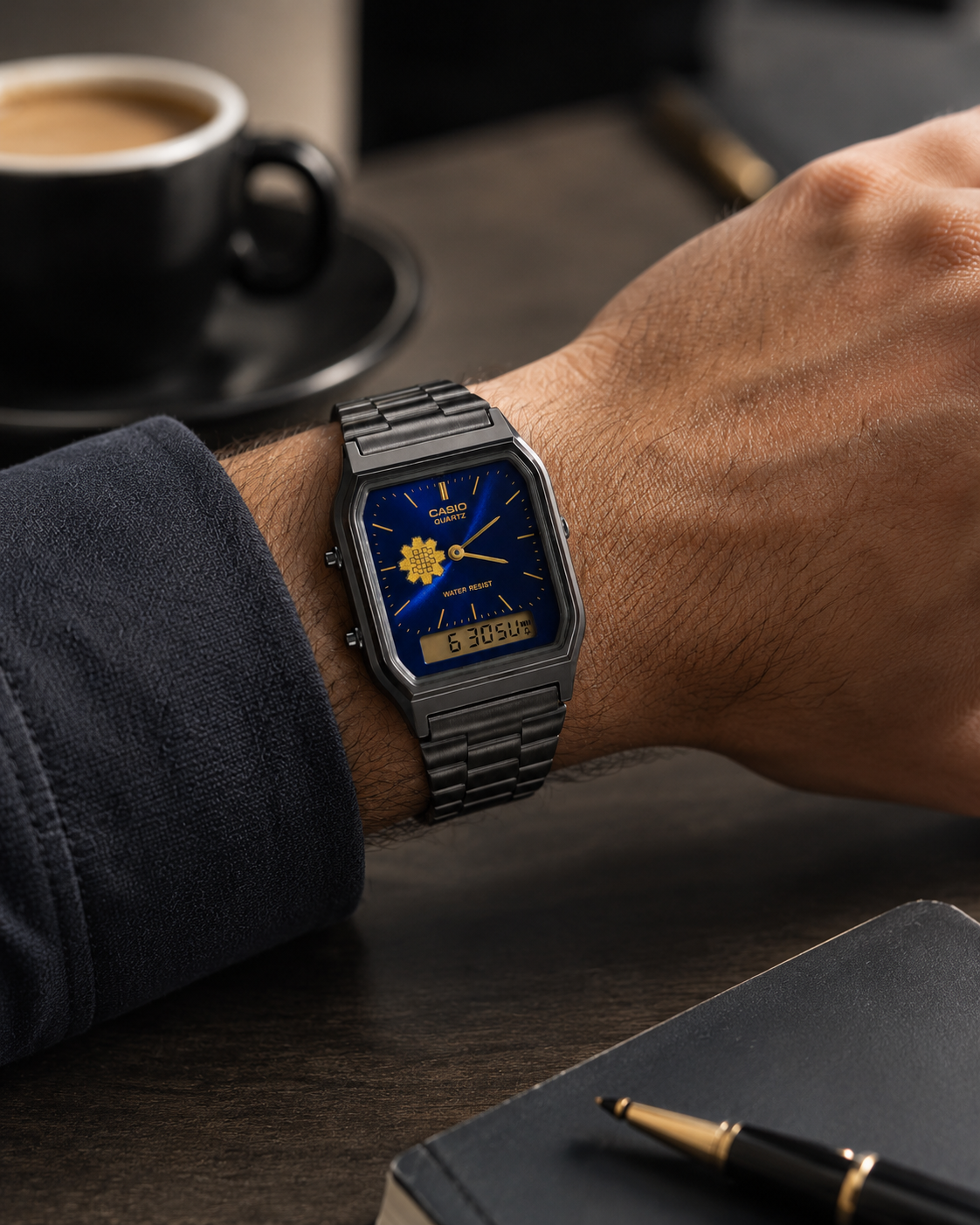 Casio Al Arfaj Flower Edition – Blue Dial Watch