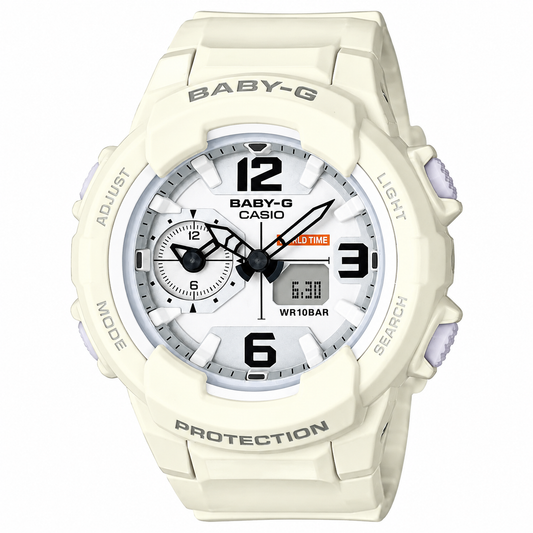 Baby-G BGA-230-7B2DR Women’s White Watch