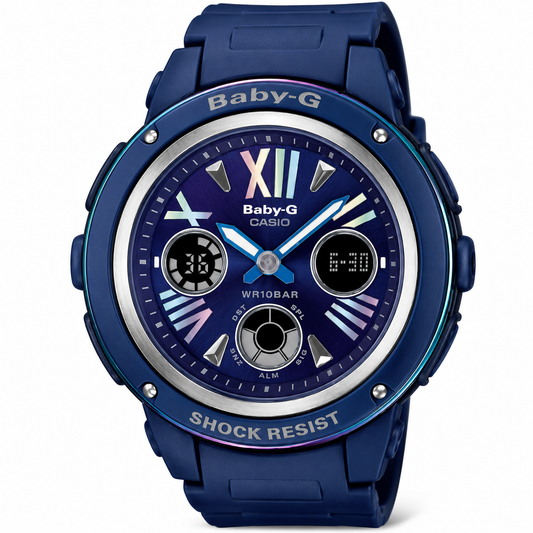 Baby-G BGA-153AR-2BDR Women Blue Watch