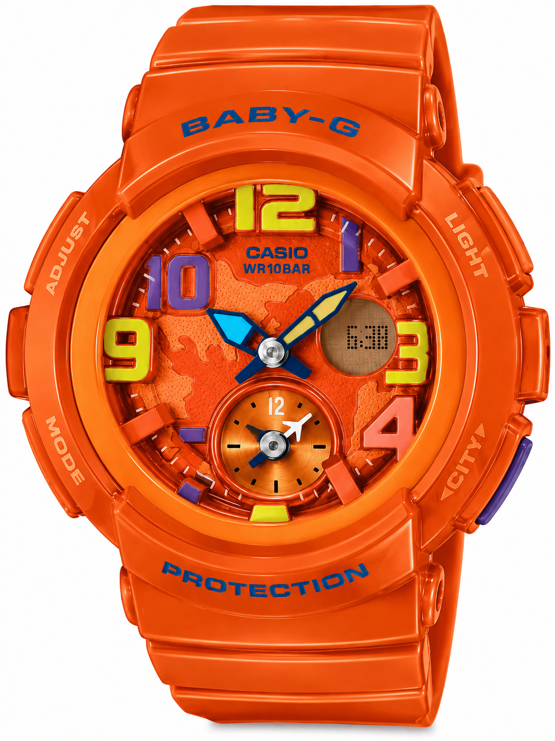 Baby-G BGA-190-4BDR Women Orange Watch