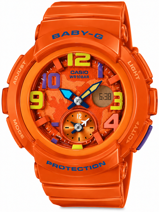 Baby-G BGA-190-4BDR Women Orange Watch