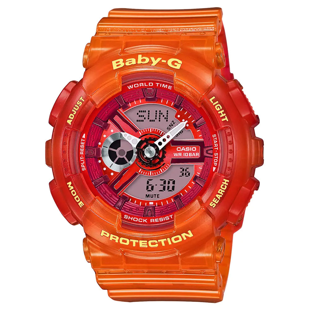 Baby-G BA-110JM-4ADR Women Orange Watch