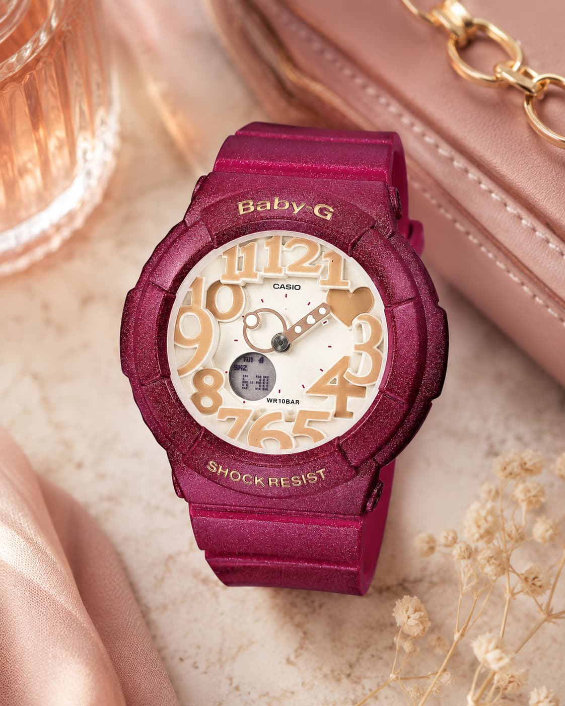 Baby-G BGA-131-4B2DR Women Red Watch