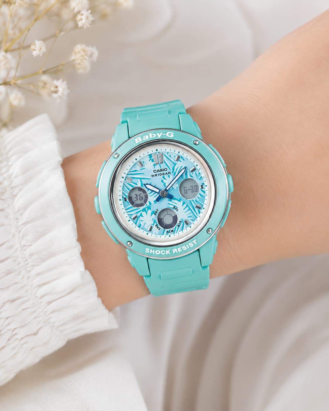 Baby-G BGA-150F-3ADR Women Green Watch