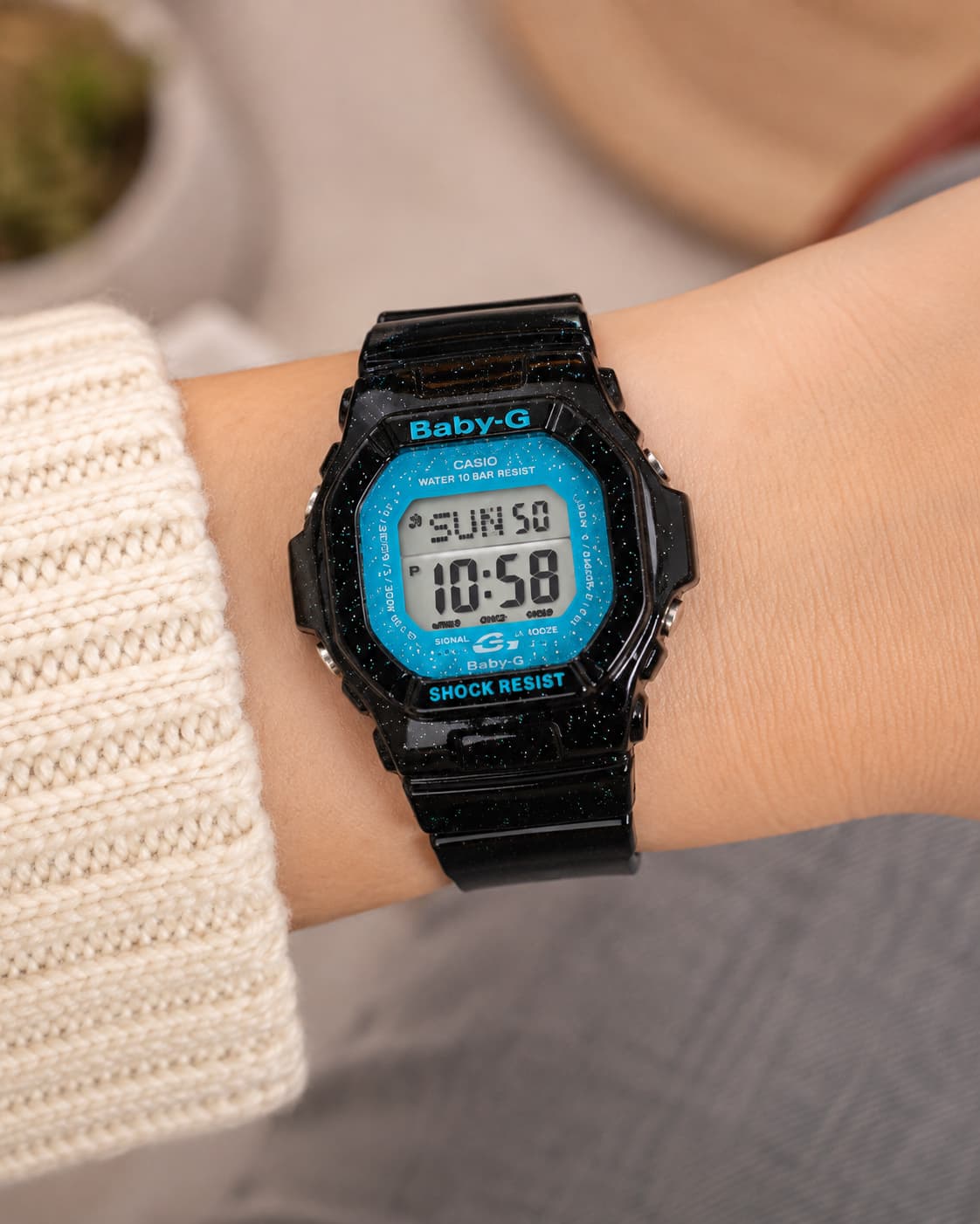 Baby-G BG-5600GL-1DR Women Black Watch