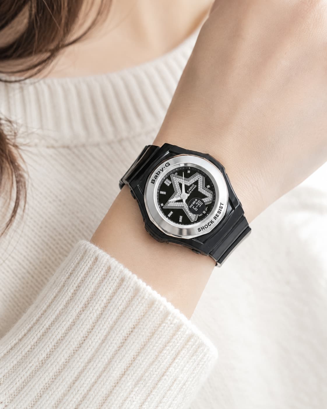 Baby-G BGA-103-1BDR Women Black Watch