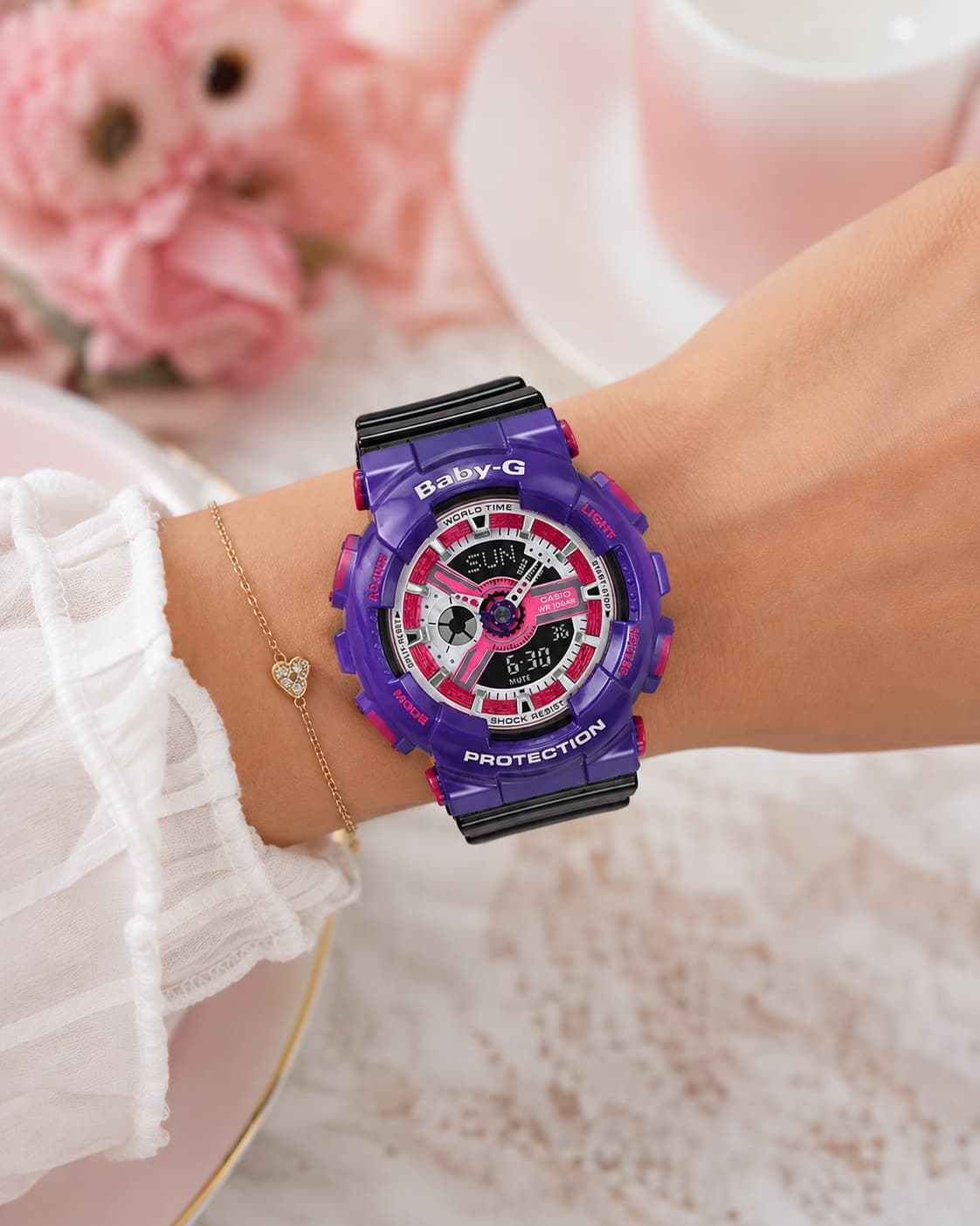 Baby-G BA-110NC-6ADR Women’s Purple Watch
