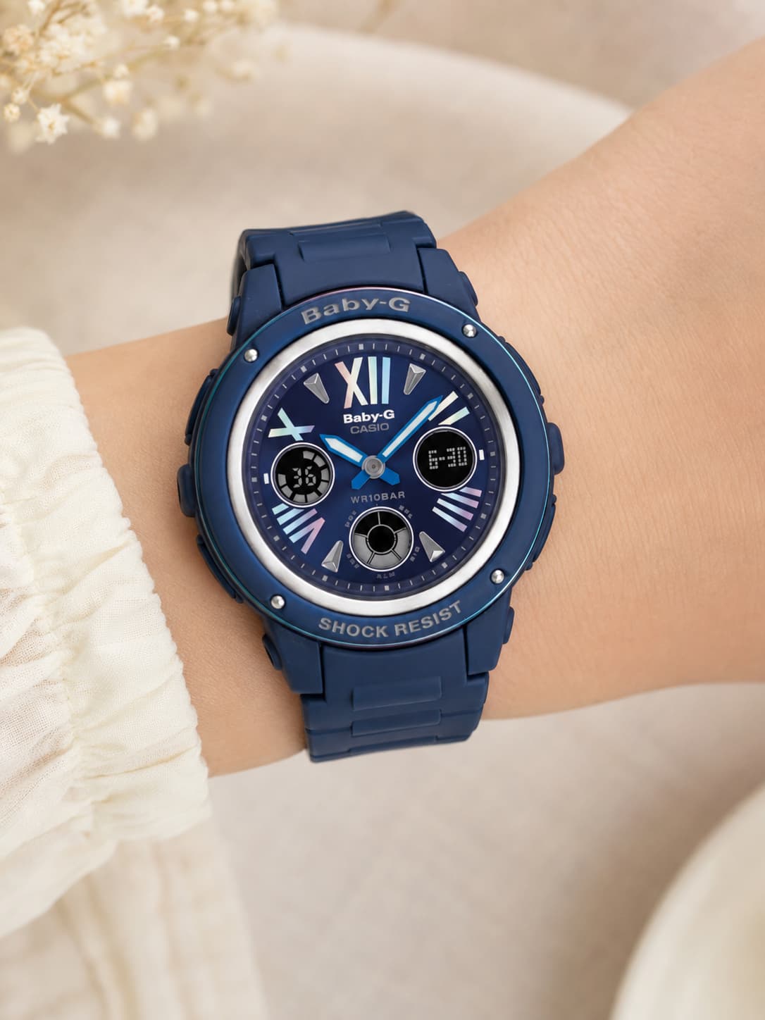 Baby-G BGA-153AR-2BDR Women Blue Watch