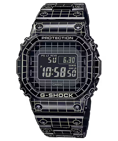 G-Shock GMW-B5000CS-1DR Solar Powered Bluetooth Multi-Band 6 Black Steel Watch