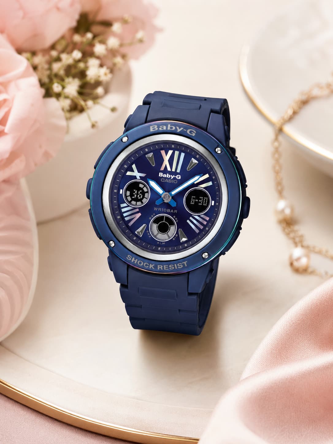 Baby-G BGA-153AR-2BDR Women Blue Watch
