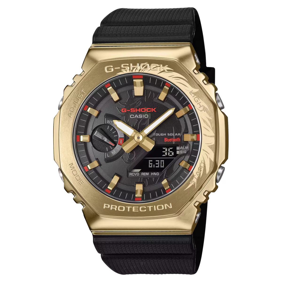G-Shock GM-B2100CX-9ADR Solar Powered Bluetooth Gold Steel Watch